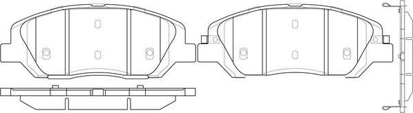 FIT FP1202 - Bremsbelagsatz, Scheibenbremse alexcarstop-ersatzteile.com