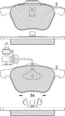 FIT FP3265E - Bremsbelagsatz, Scheibenbremse alexcarstop-ersatzteile.com