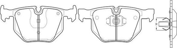 FIT FP2255 - Bremsbelagsatz, Scheibenbremse alexcarstop-ersatzteile.com