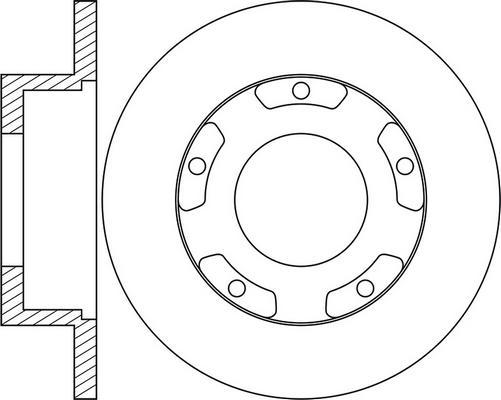 Triscan 0 986 479 A50 - Bremsscheibe alexcarstop-ersatzteile.com