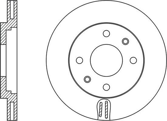 FIT FR0482V - Bremsscheibe alexcarstop-ersatzteile.com