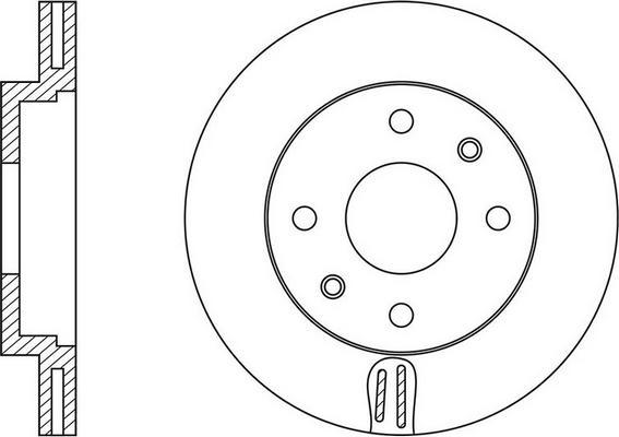 BENDIX 520483 - Bremsscheibe alexcarstop-ersatzteile.com