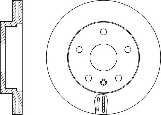 FIT FR0185V - Bremsscheibe alexcarstop-ersatzteile.com