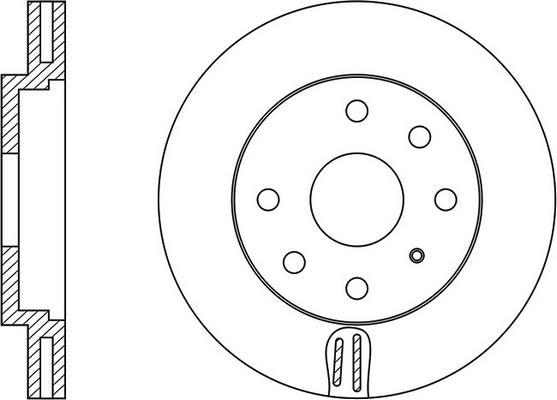 FIT FR0127V - Bremsscheibe alexcarstop-ersatzteile.com