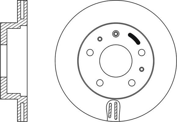 FIT FR0175V - Bremsscheibe alexcarstop-ersatzteile.com