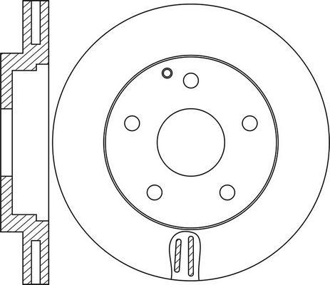 FIT FR0837V - Bremsscheibe alexcarstop-ersatzteile.com