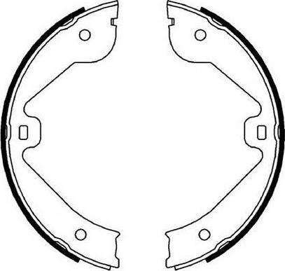 FIT FT0096 - Bremsbackensatz, Feststellbremse alexcarstop-ersatzteile.com