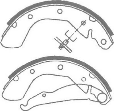 FIT FT0740 - Bremsbackensatz alexcarstop-ersatzteile.com