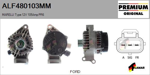 FLAMAR ALF480103MM - Generator alexcarstop-ersatzteile.com