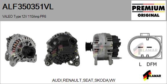 FLAMAR ALF350351VL - Generator alexcarstop-ersatzteile.com