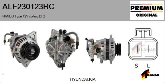 FLAMAR ALF230123RC - Generator alexcarstop-ersatzteile.com