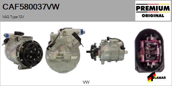 FLAMAR CAF580037VW - Kompressor, Klimaanlage alexcarstop-ersatzteile.com