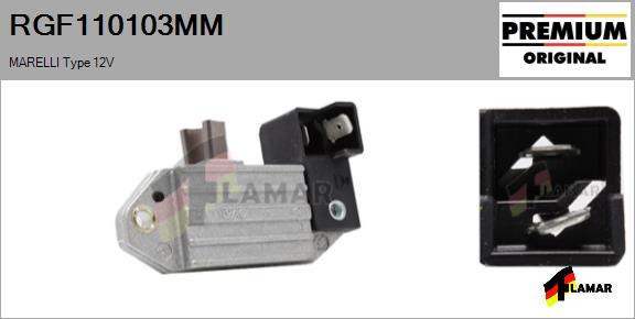 FLAMAR RGF110103MM - Generatorregler alexcarstop-ersatzteile.com