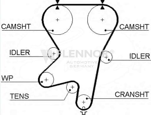 Flennor 4431V - Zahnriemen alexcarstop-ersatzteile.com