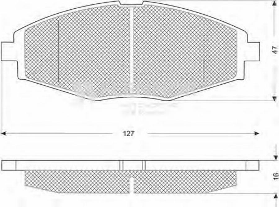 Flennor FB210313 - Bremsbelagsatz, Scheibenbremse alexcarstop-ersatzteile.com