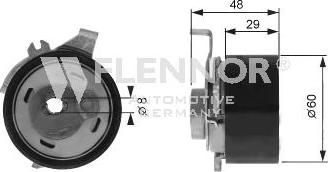 Flennor FS99323 - Spannrolle, Zahnriemen alexcarstop-ersatzteile.com