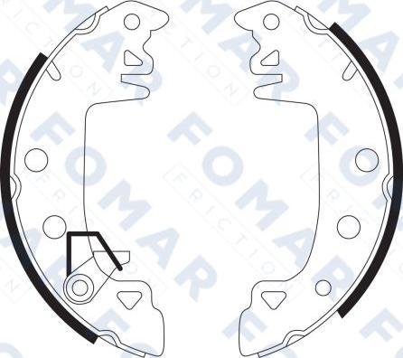 FOMAR Friction FO 9083 - Bremsbackensatz alexcarstop-ersatzteile.com