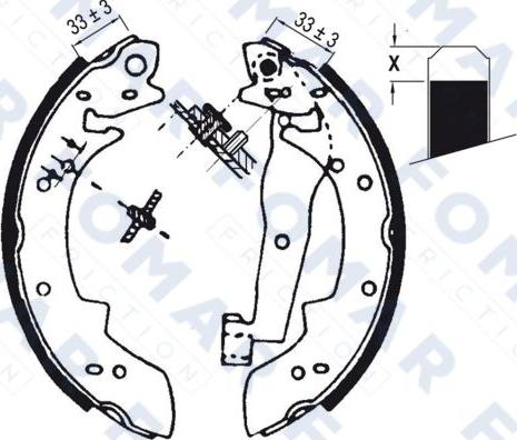 FOMAR Friction FO 0577 - Bremsbackensatz alexcarstop-ersatzteile.com