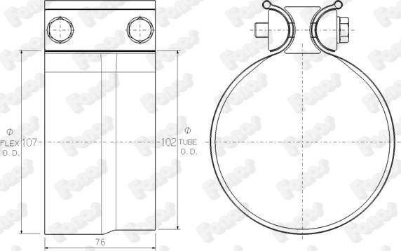 Fonos 61789 - Rohrverbinder, Abgasanlage alexcarstop-ersatzteile.com