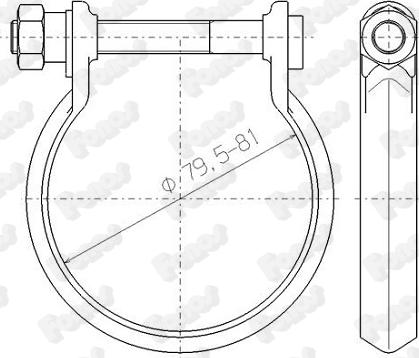 Fonos 80464 - Rohrverbinder, Abgasanlage alexcarstop-ersatzteile.com