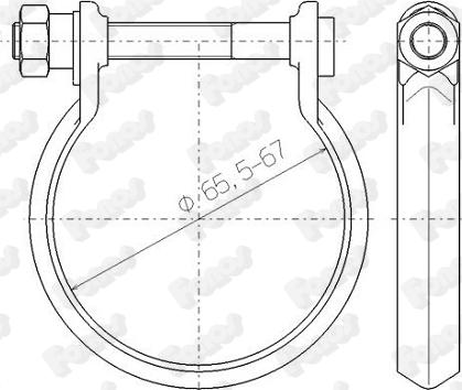 Fonos 80439 - Rohrverbinder, Abgasanlage alexcarstop-ersatzteile.com