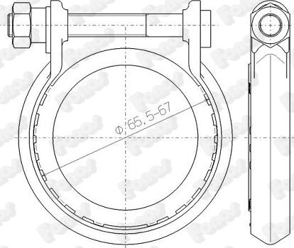 Fonos 80739 - Rohrverbinder, Abgasanlage alexcarstop-ersatzteile.com