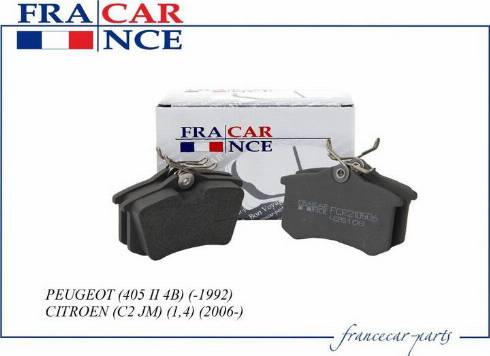 Francecar FCR210501 - Bremsbelagsatz, Scheibenbremse alexcarstop-ersatzteile.com