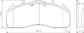 FRAS-LE PD/196-K019 _ HD PRO - Bremsbelagsatz, Scheibenbremse alexcarstop-ersatzteile.com