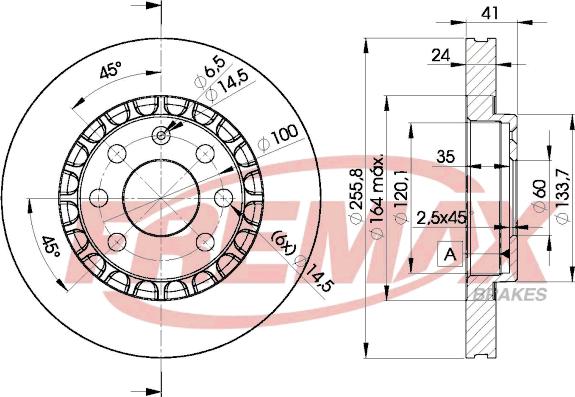 FREMAX BD-9042 - Bremsscheibe alexcarstop-ersatzteile.com