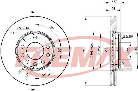 FREMAX BD-9003 - Bremsscheibe alexcarstop-ersatzteile.com