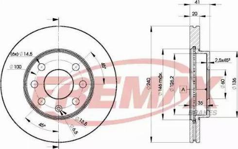 FREMAX BD-9021 - Bremsscheibe alexcarstop-ersatzteile.com