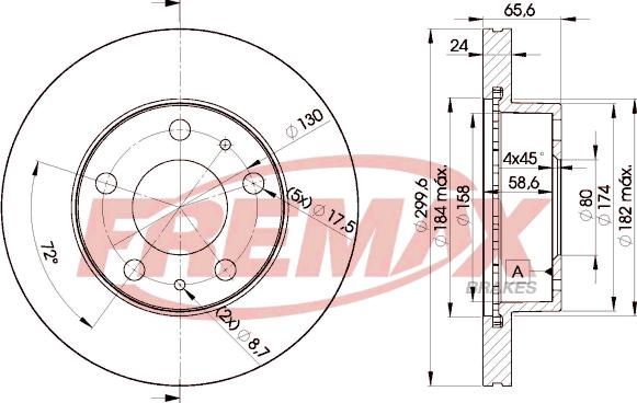 FREMAX BD-4682 - Bremsscheibe alexcarstop-ersatzteile.com