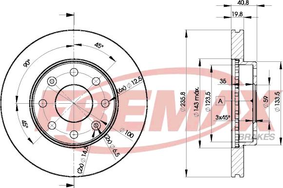 FREMAX BD-4633 - Bremsscheibe alexcarstop-ersatzteile.com