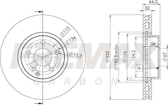 FREMAX BD-5558 - Bremsscheibe alexcarstop-ersatzteile.com