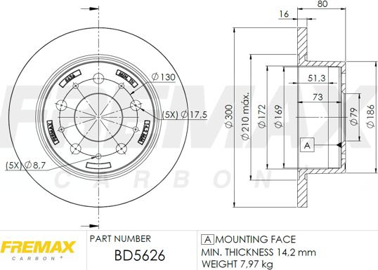 FREMAX BD-5626 - Bremsscheibe alexcarstop-ersatzteile.com