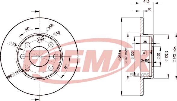 FREMAX BD-6193 - Bremsscheibe alexcarstop-ersatzteile.com