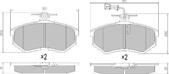 FREMAX FBP-0446 - Bremsbelagsatz, Scheibenbremse alexcarstop-ersatzteile.com