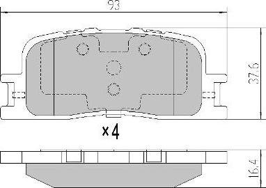 FREMAX FBP-0073 - Bremsbelagsatz, Scheibenbremse alexcarstop-ersatzteile.com