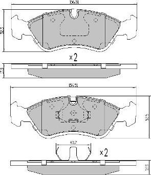 FREMAX FBP-0731 - Bremsbelagsatz, Scheibenbremse alexcarstop-ersatzteile.com