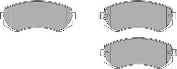 FREMAX FBP-1558 - Bremsbelagsatz, Scheibenbremse alexcarstop-ersatzteile.com