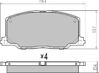 FREMAX FBP-1691 - Bremsbelagsatz, Scheibenbremse alexcarstop-ersatzteile.com