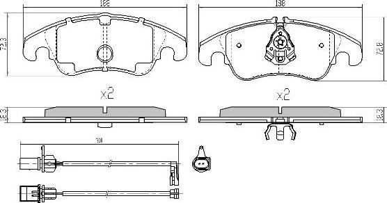 FREMAX FBP-1643 - Bremsbelagsatz, Scheibenbremse alexcarstop-ersatzteile.com