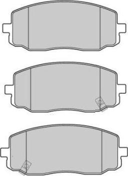 GMC 2491001 - Bremsbelagsatz, Scheibenbremse alexcarstop-ersatzteile.com