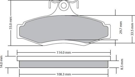 FREMAX FBP-1684 - Bremsbelagsatz, Scheibenbremse alexcarstop-ersatzteile.com