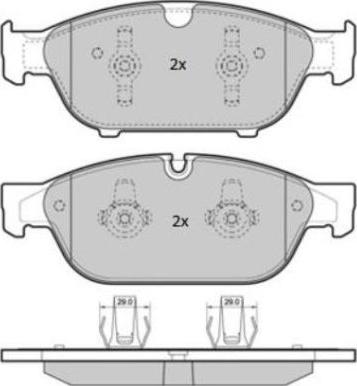 FREMAX FBP-1852 - Bremsbelagsatz, Scheibenbremse alexcarstop-ersatzteile.com