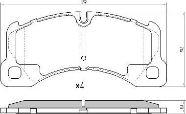 FREMAX FBP-1829 - Bremsbelagsatz, Scheibenbremse alexcarstop-ersatzteile.com