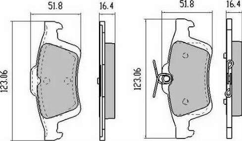 FREMAX FBP-1254-01 - Bremsbelagsatz, Scheibenbremse alexcarstop-ersatzteile.com