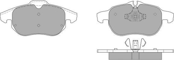 FREMAX FBP-1265 - Bremsbelagsatz, Scheibenbremse alexcarstop-ersatzteile.com