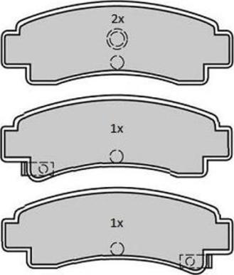 FREMAX FBP-1768 - Bremsbelagsatz, Scheibenbremse alexcarstop-ersatzteile.com