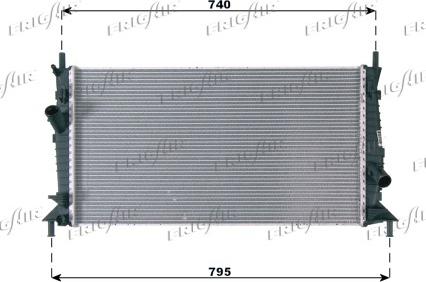 Frigair 0105.3084 - Kühler, Motorkühlung alexcarstop-ersatzteile.com